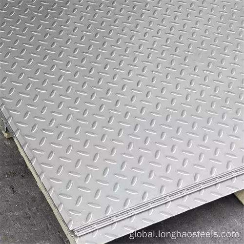 Stainless Steel Sheet Metal Embossed Tread Stainless Steel Plates Factory